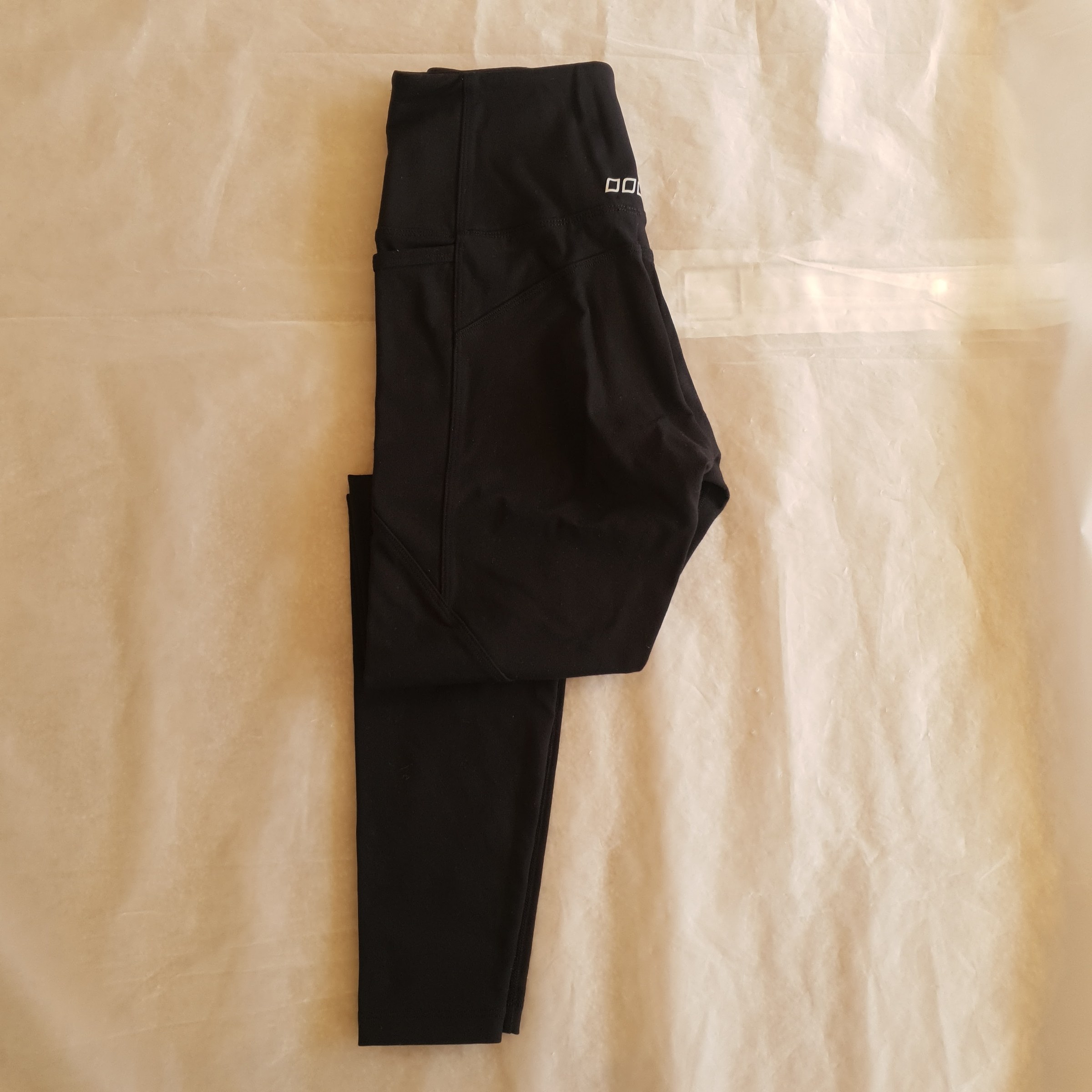 Lorna Jane Black Activewear Leggings High Waist Pocket Stretch Fit