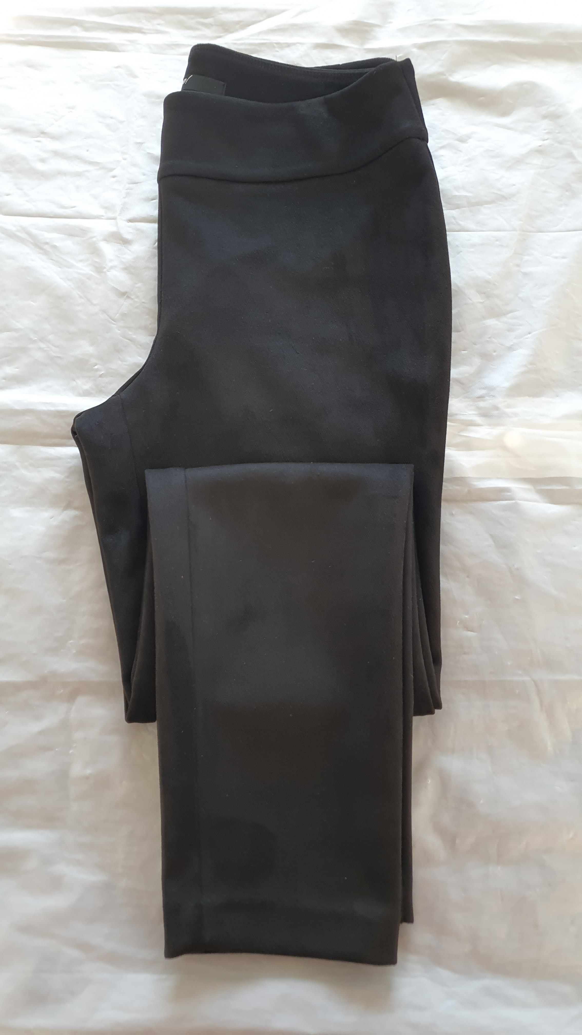 Up! Slim Leg Pants Black Stretch Pull On Size 10 Workwear