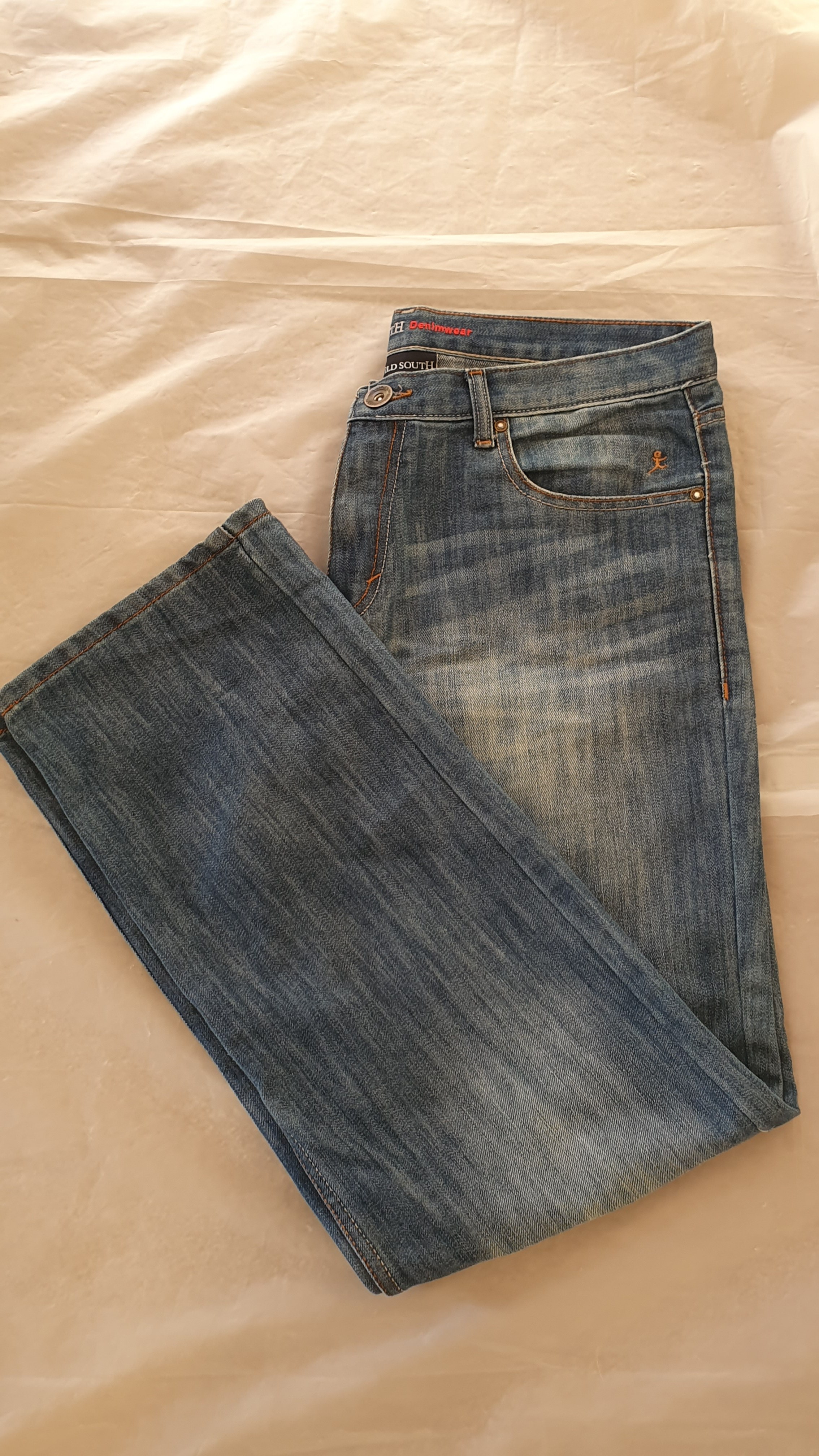 Wild South Denim Jeans Size 92 Blue Straight Leg