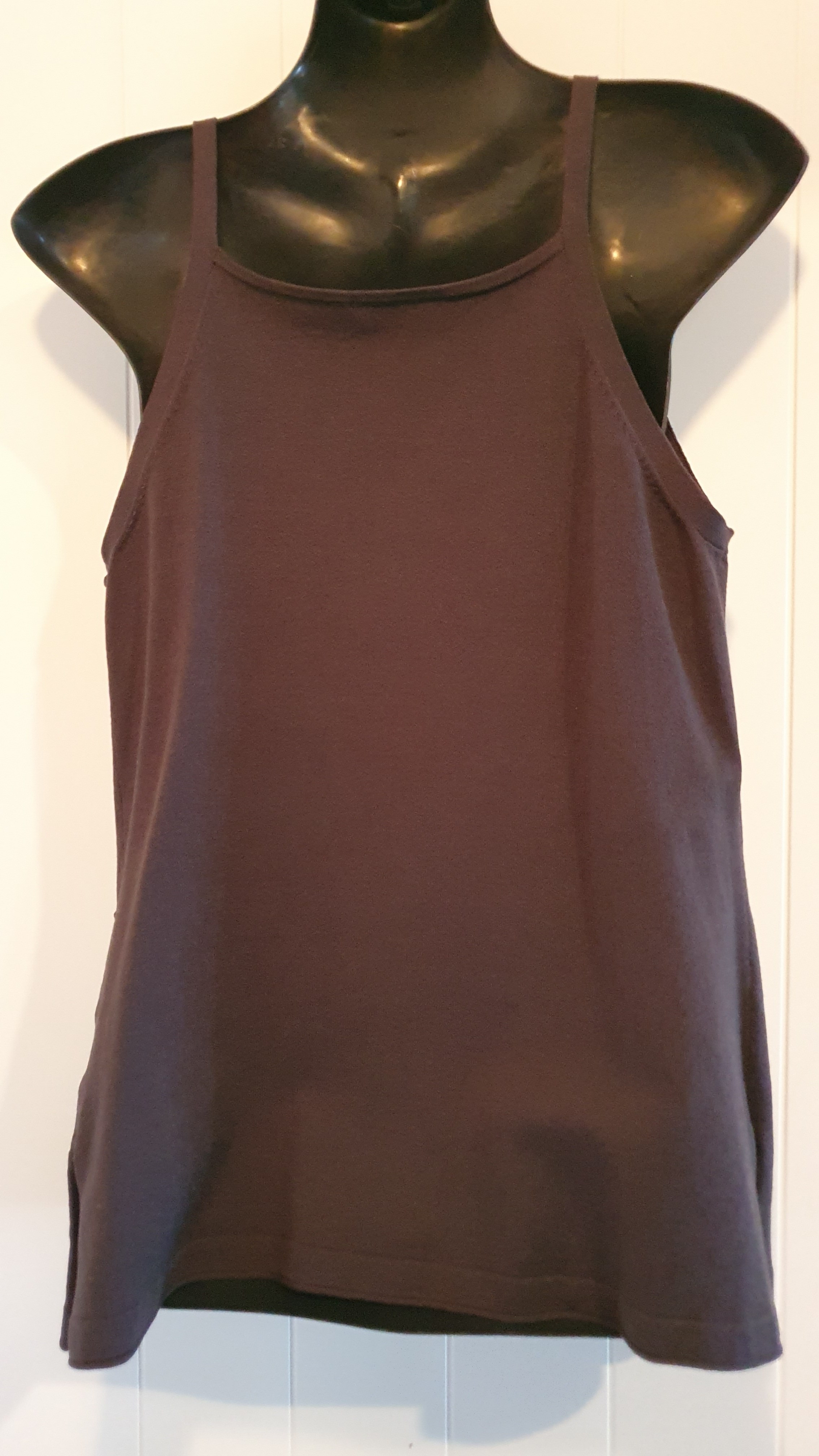 Episode Sleeveless Knit Top Brown Size 10