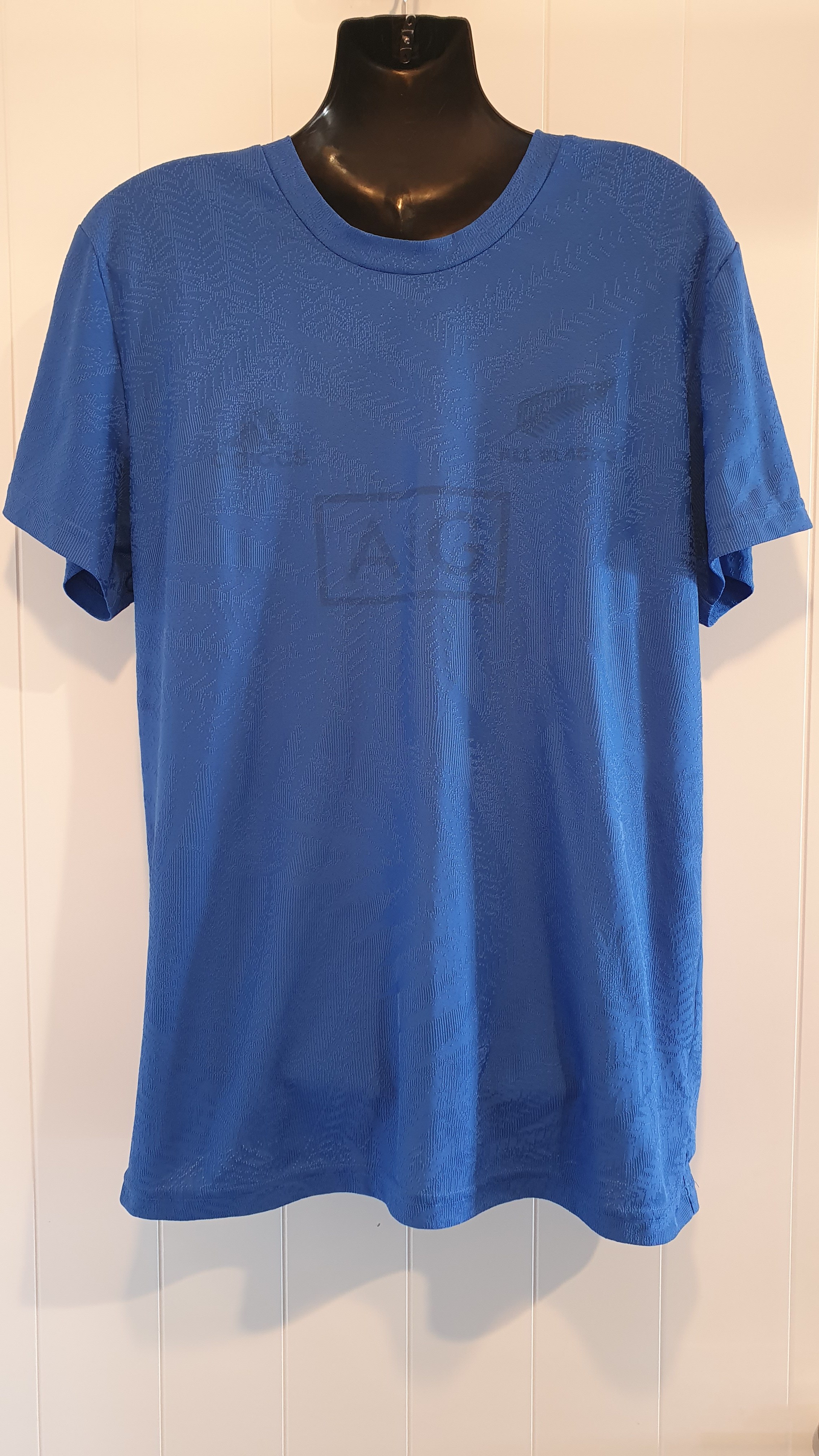 All Blacks Adidas Blue Sports Top Unisex Medium