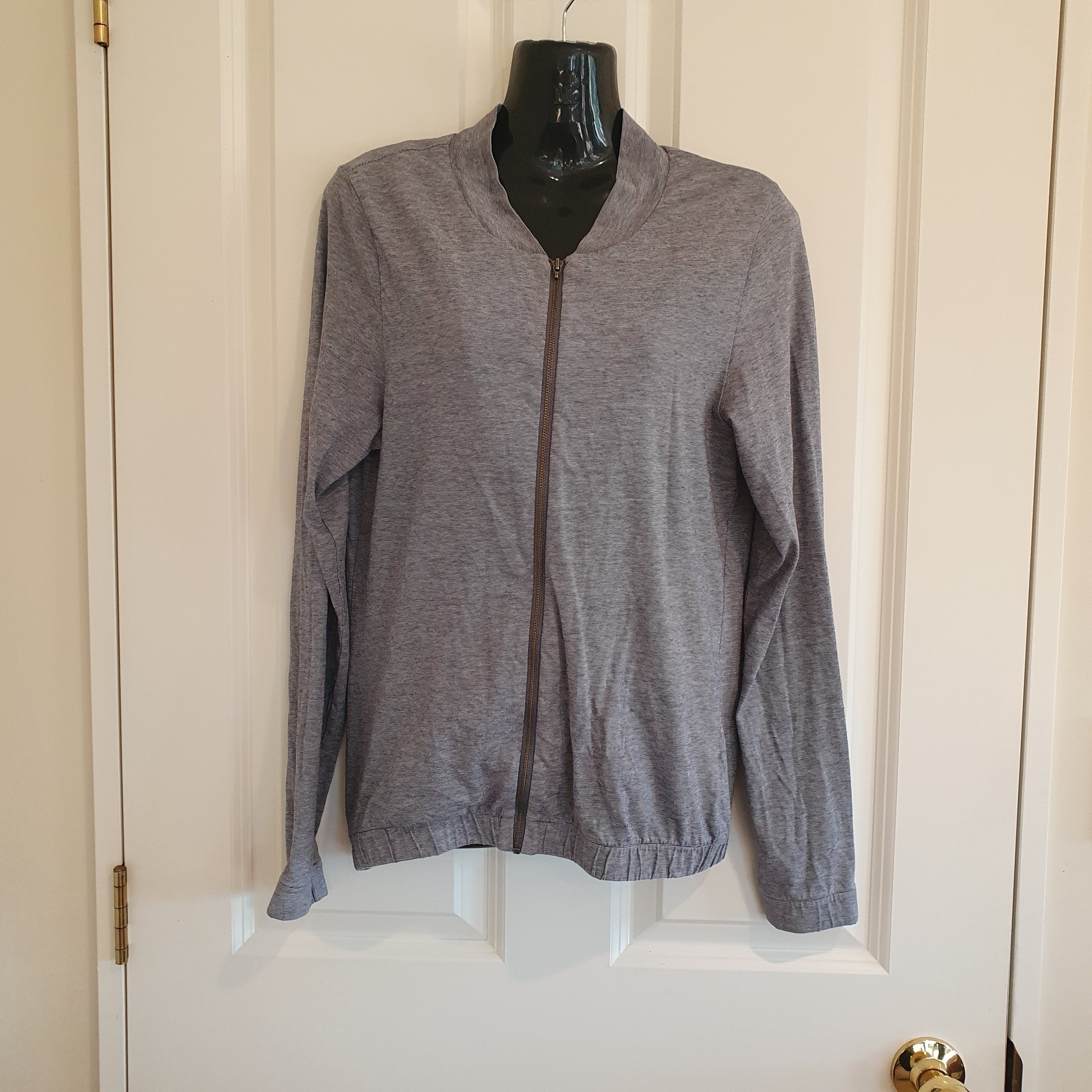 Untouched World Organic Cotton Zip Jacket Grey NZ Made